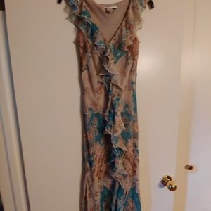 David Warren Delicate Floral Dress